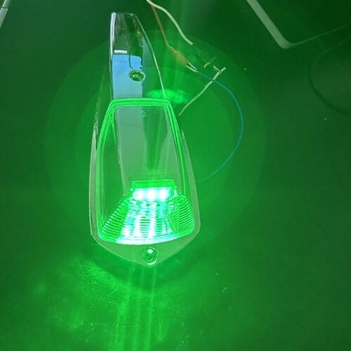 LED Multi-Volt Cab Roof Light Clear/Amber/Green - Image 6