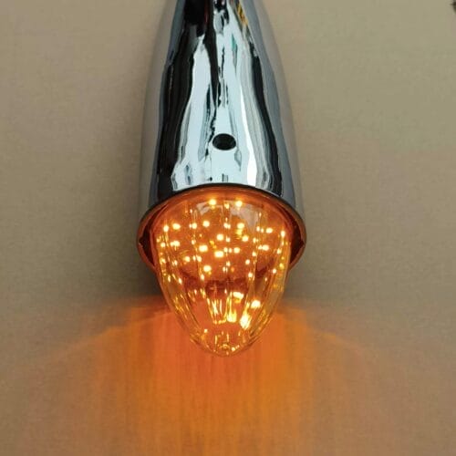 LED Multi-Volt Torpedo Roof Light Clear/Amber/Green - Image 4