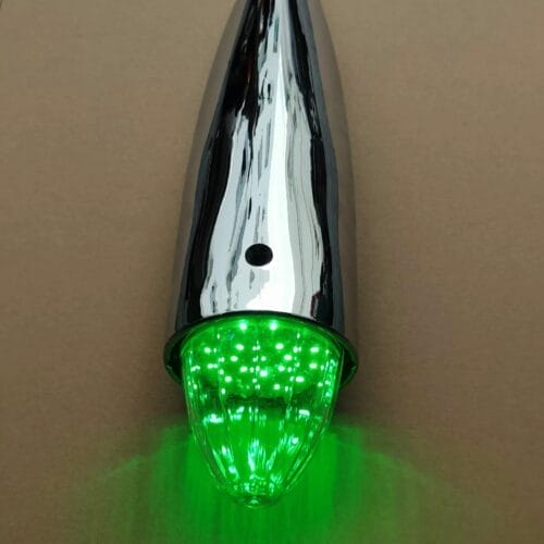 LED Multi-Volt Torpedo Roof Light Clear/Amber/Green - Image 5