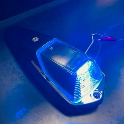LED Multi-Volt Cab Roof Light Clear/Amber/Blue - Image 3