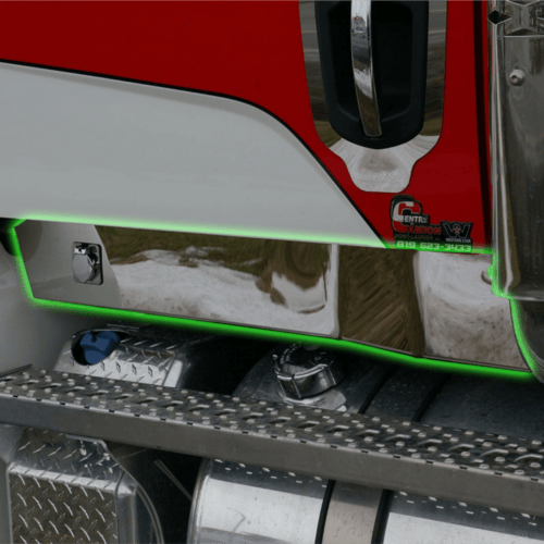 Stainless Steel Cab Panels 6 Inch To Suit Western Star 49X - Image 2