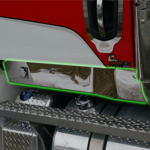 Stainless Steel Cab Panels 6 Inch To Suit Western Star 49X - Image 2