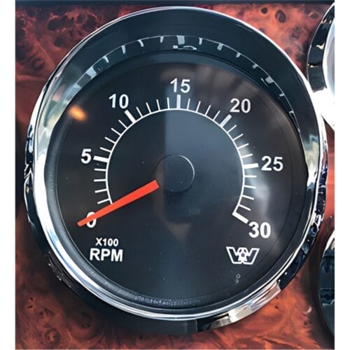 Gauge Cover  Speedo/Tacho Visor Chrome  To Suit Western Star - Image 2