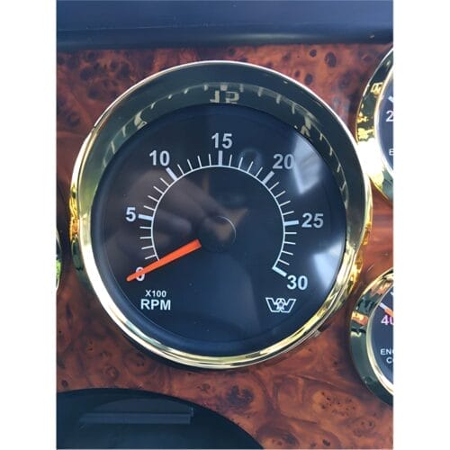 Gauge Cover Speedo/Tacho Visor Gold To Suit Western Star - Image 2