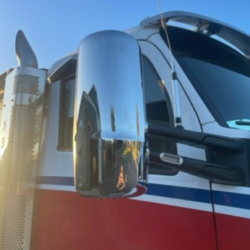 Mirror Cover Chrome Right To Suit Kenworth T610 - Image 3