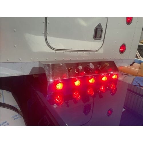 Stainless Steel Airline Box Red Torpedo LED 1.2MM - Image 1