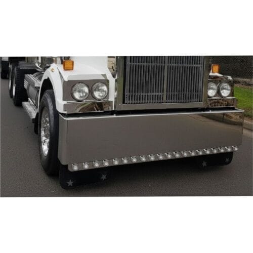 Stainless Steel Light Bar 2 Inch x 21 LED Clear/Amber/Blue 2400mm - Image 1