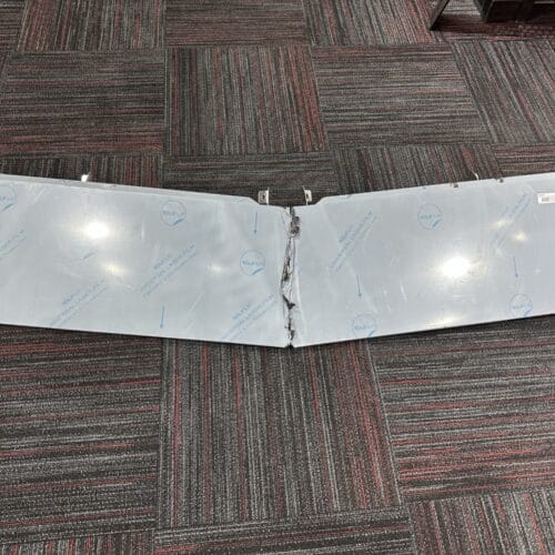 Stainless Steel Sun Visor 13 Inch Boltless To Suit Kenworth T400/C509/T650/T658/T659/T900/T950 - Image 2