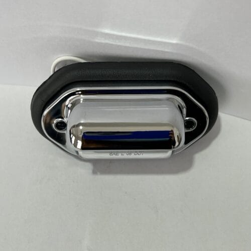 LED Multi Volt License Plate Light Chrome - Image 2