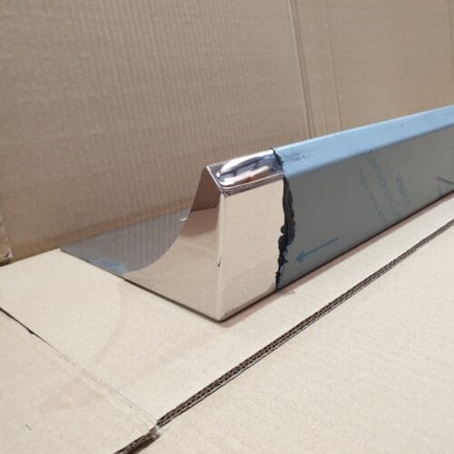 Stainless Steel Tank Skirt D Shape 450mm To Suit Mack/Volvo - Image 1