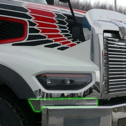 Stainless Steel Lower Fender Guards To Suit Western Star 49X - Image 2