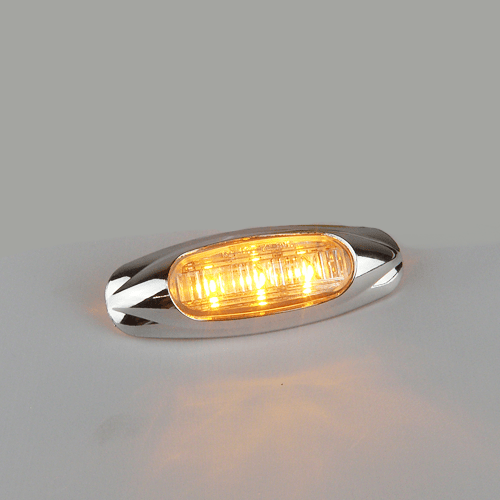 LED Light Clear/Amber MR3 Multi-Volt - Image 2