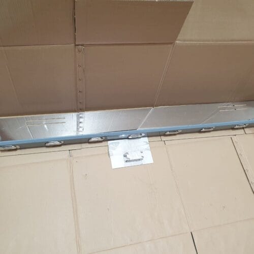 Stainless Steel Tank Skirt D Shape 1845mm  8 Clear Amber LED To Suit Mack/Volvo - Image 2