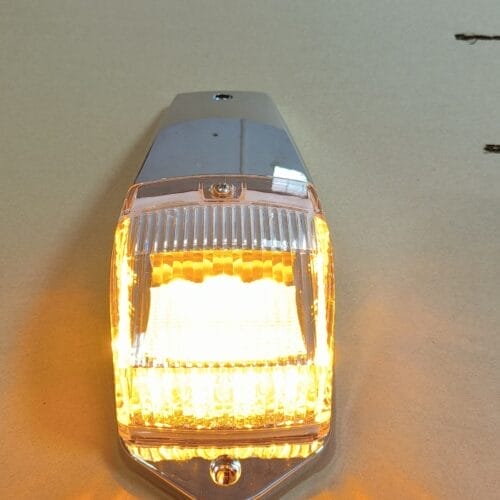 LED Multi Volt Cab Roof Light Clear/Amber/Blue - Image 3