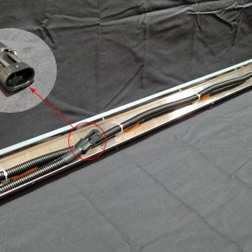 Stainless Steel Bull Bar Light Bar With 5 Amber LED - Image 3