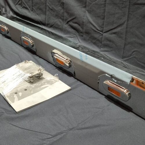 Stainless Steel Tank Skirt D Shape 1845mm 8 Amber LED To Suit Mack/Volvo - Image 2