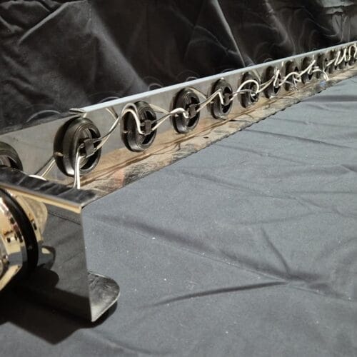 Stainless Steel Light Bar 21 Torpedo LED Clear 2370mm - Image 2