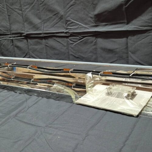 Stainless Steel Tank Skirt D Shape 1332mm 6 Amber LED To Suit Mack/Volvo - Image 2