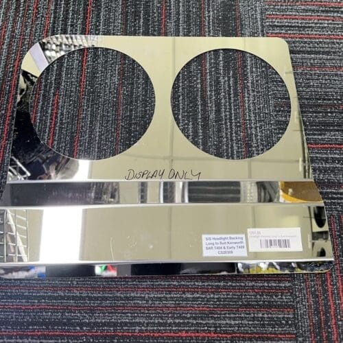 Stainless Steel Headlight Backings Long To Suit Kenworth SAR  T404 & Early T409 - Image 2