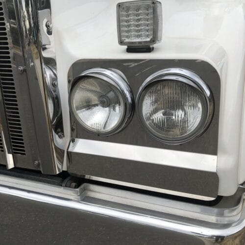 Stainless Steel Headlight Backings Long To Suit Kenworth SAR  T404 & Early T409 - Image 4