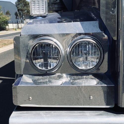 Stainless Steel Headlight Backings Long Pair To Suit Western Star 4900 2008 Onward - Image 4