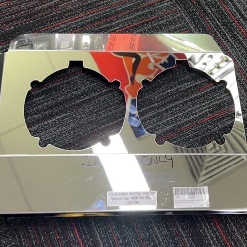 Stainless Steel Headlight Backings Long To Suit Western Star 4900 Pre 2007 - Image 2