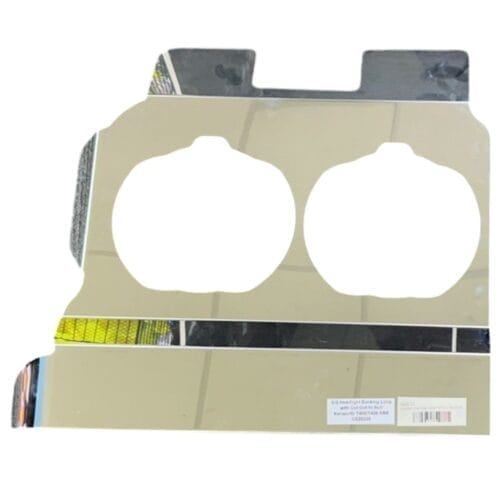 Stainless Steel Headlight Backings Long With Cut Out To Suit Kenworth T408/T409 SAR - Image 1