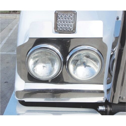 Stainless Steel Headlight Backings Long With Cut Out To Suit Kenworth T408/T409 SAR - Image 3