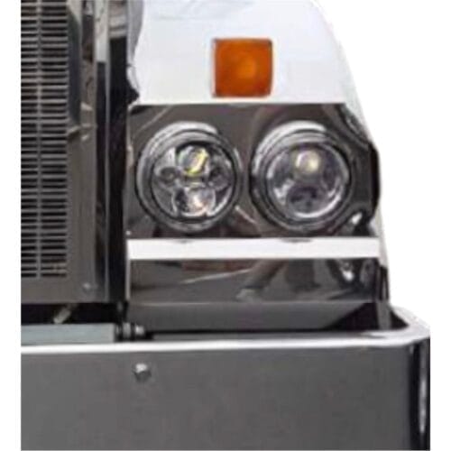 Stainless Steel Headlight Backings Long  To Suit Kenworth New T409 SAR - Image 1