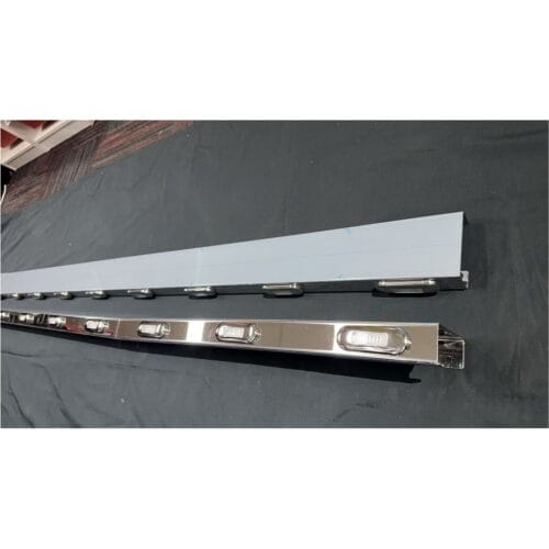 Stainless Steel Wing Extensions 2280mm To Suit Kenworth T610 & T610 SAR  24 LED