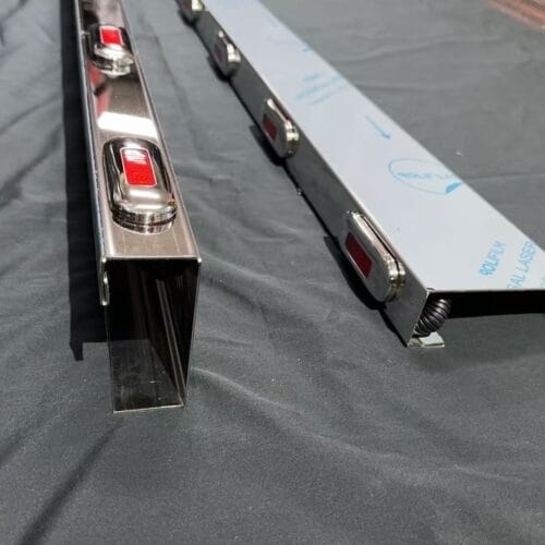 Stainless Steel Wing Extensions 2280mm To Suit Kenworth T610 & T610 SAR  24 LED - Image 2