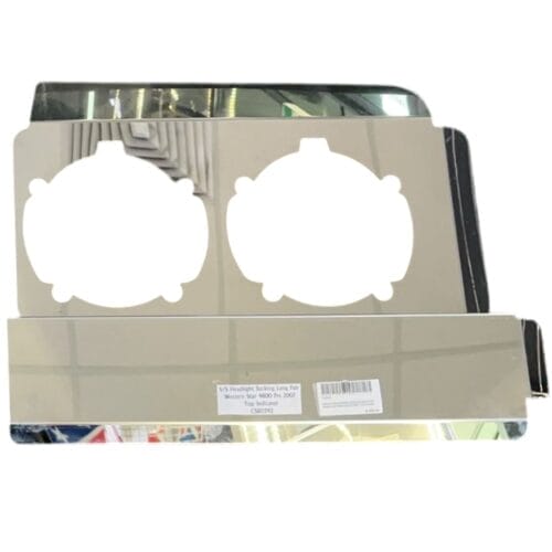 Stainless Steel Headlight Backings Long To Suit Western Star 4800 long Pre 2007 Top Indicator - Image 3