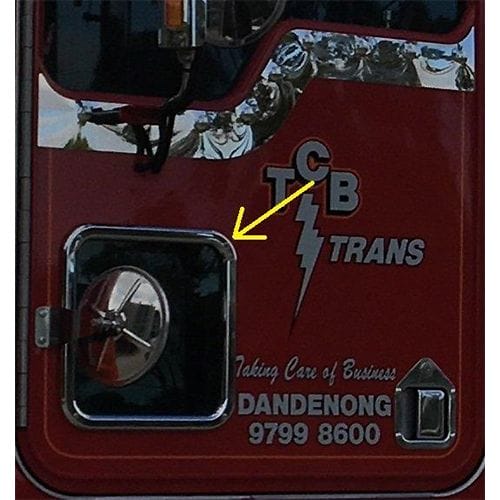 Daylight Door Window Trim Exterior Chrome To Suit Kenworth - Image 2