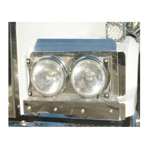 Stainless Steel Headlight Backings Long To Suit Western Star 4900 Pre 2007 - Image 1