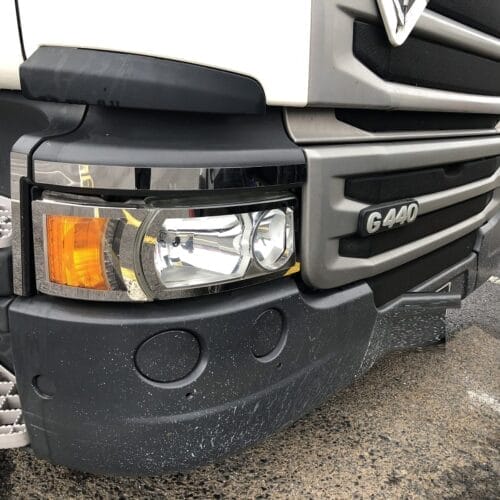 Stainless Steel Headlight Trim Kit To Suit Scania - Image 2