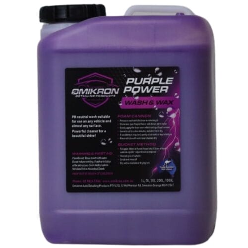 Purple Power Wash & Wax 5L