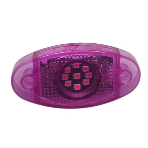 LED  Multi Volt Purple Oval Marker