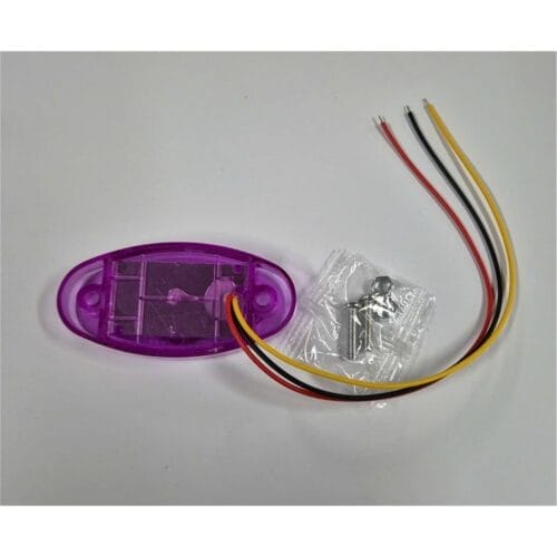 LED  Multi Volt Purple Oval Marker - Image 3
