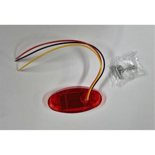 LED Multi Volt Red Oval Marker - Image 3