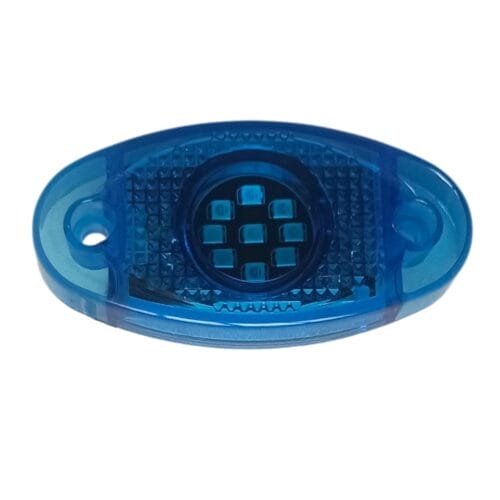 LED Multi Volt Blue Oval Marker - Image 1