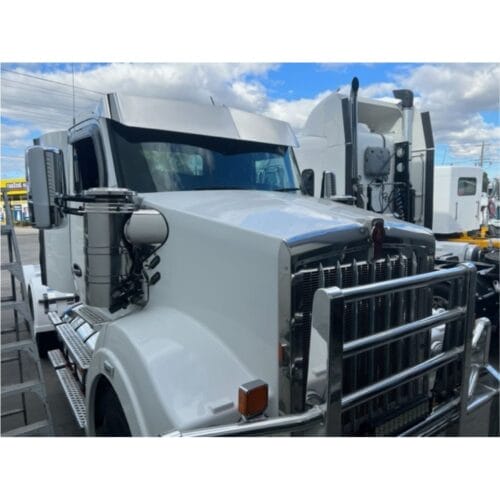 Stainless Steel Sun Visor Day Cab 12 Inch Boltless To Suit Kenworth T360 T410 SAR T610 T610 SAR