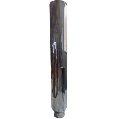 Chrome Stainless Stack 5 to 7 Inch 4 Foot Straight