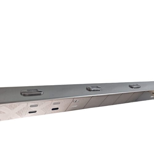 Stainless Steel Tank Skirt 1220MM 4 Clear Amber LED's Single To Suit Scania - Image 3