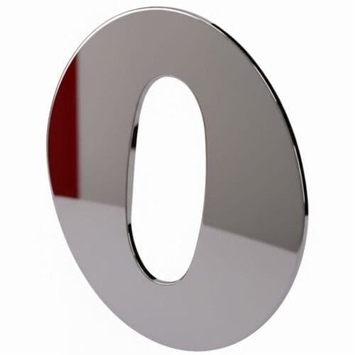Stainless Steel Number 0 - Image 1