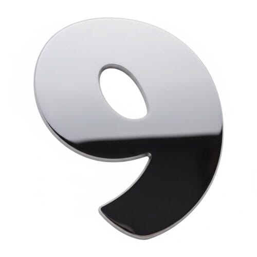 Stainless Steel Number 9 - Image 1