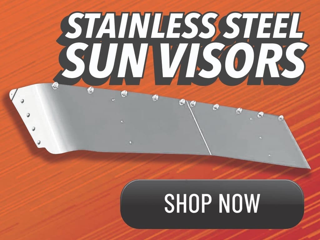 Stainless Steel Sun Visors