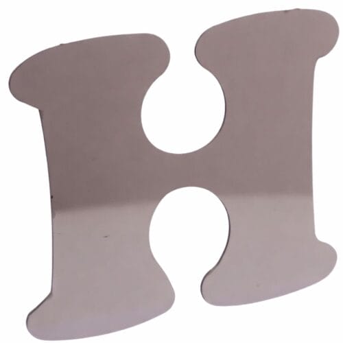 Stainless Steel Letter H - Image 1