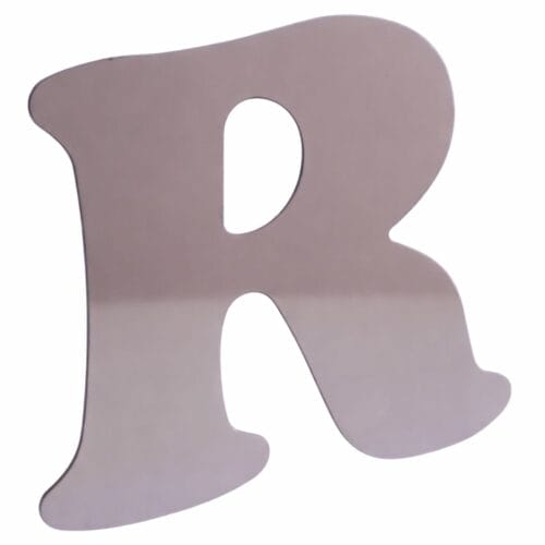Stainless Steel Letter R