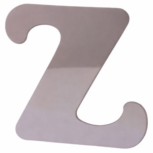 Stainless Steel Letter Z - Image 1