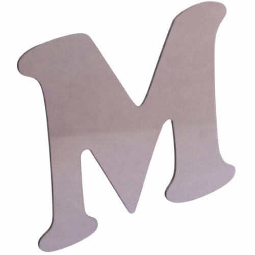 Stainless Steel Letter M